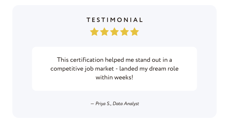 Testimonial - 1
