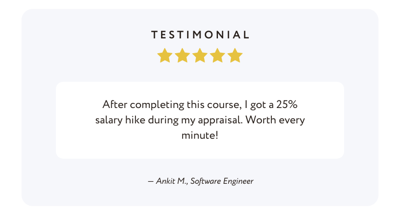Testimonial - 2
