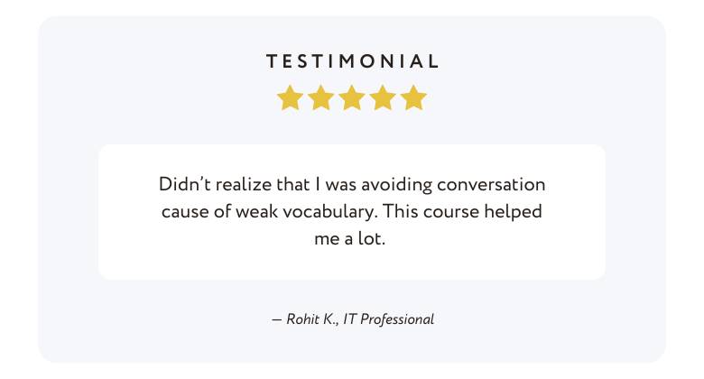 Testimonial - 5